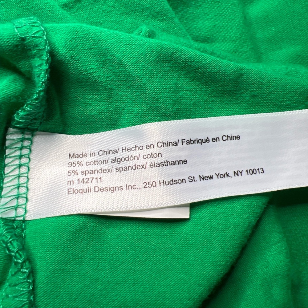 Eloquii 20 Kelly Green Pullover Maxi Dress Flutter Sleeve - Picture 5 of 6